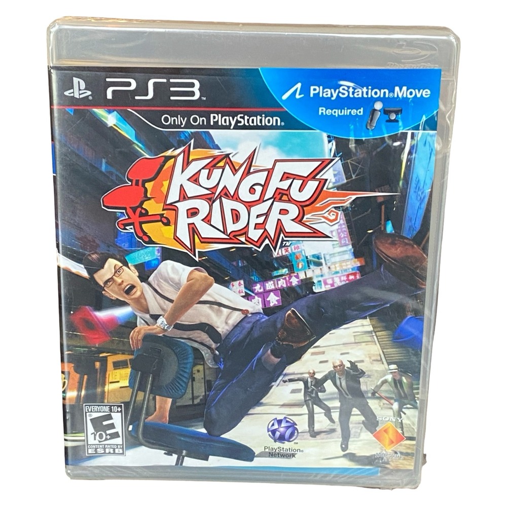 Kung Fu Rider Sony PS3 PlayStation 3 Game New Sealed Move Required BCUS-98246